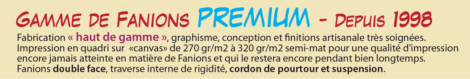 Fanions Equipe 17 x 25 cm - Tarifs